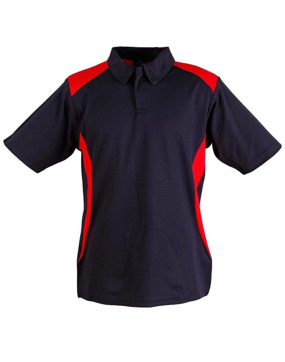 WINNING SPIRIT Winner Men's polo shirt PS31 Casual Wear Winning Spirit Navy/Red XS 